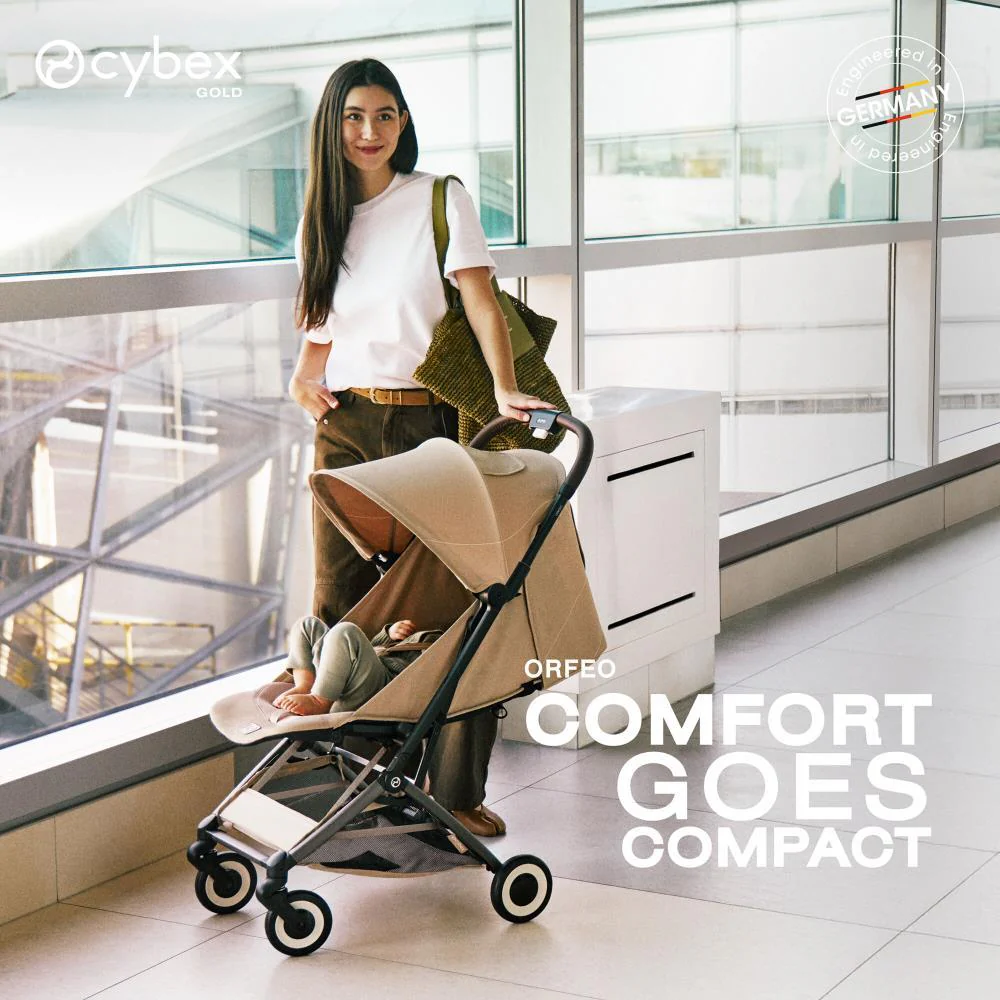 Carrinho Cybex Orfeo BLK Dune Grey - Chassis Preto - Image 7