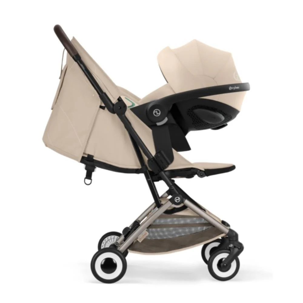 Carrinho Cybex Orfeo TPE Almond Beige - Chassis Taupe - Image 6