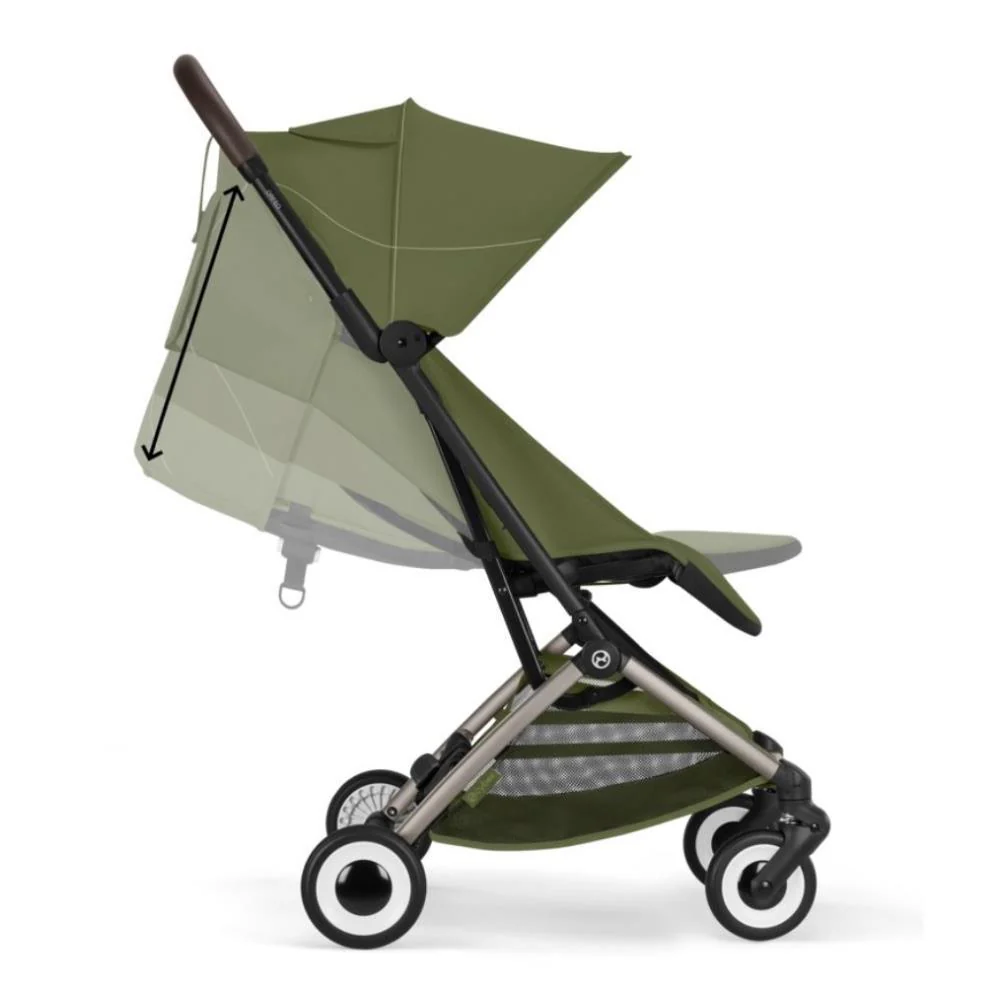 Carrinho Cybex Orfeo TPE Moss Green - Chassis Taupe - Image 4