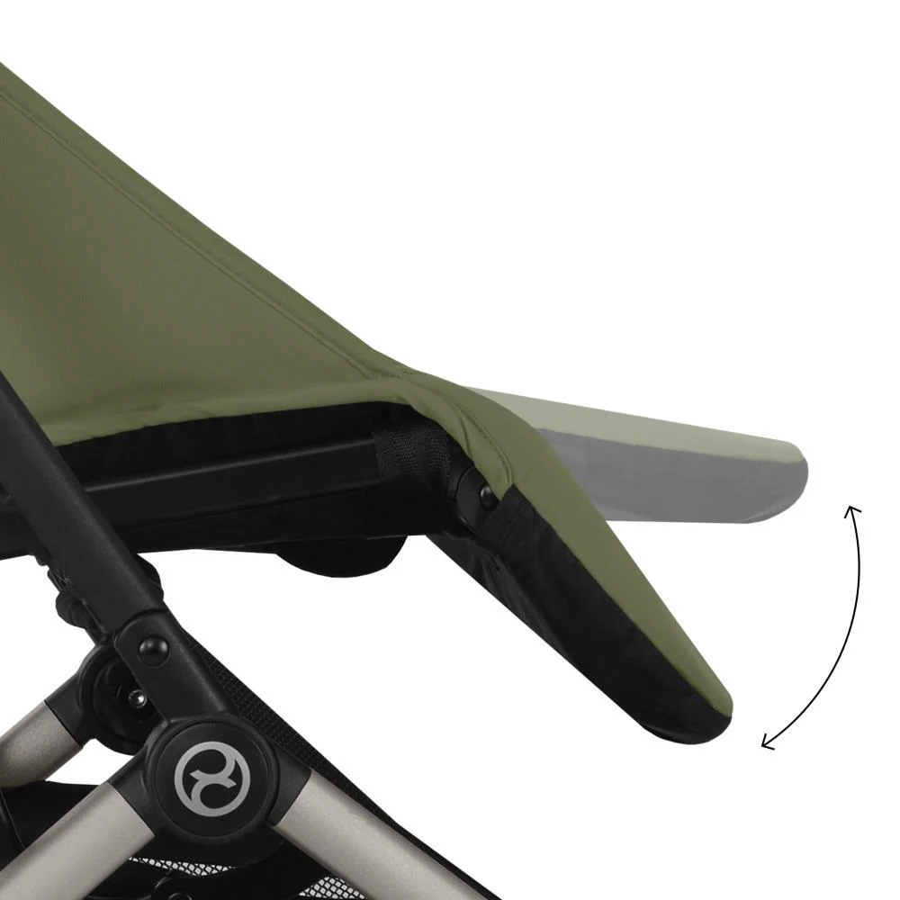 Carrinho Cybex Orfeo TPE Moss Green - Chassis Taupe (Coleção 2025) - Image 10