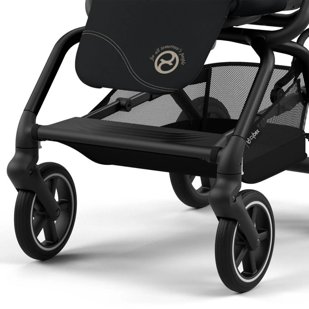 Carrinho Cybex Eezy S Twist +2 BLK Canvas White - Chassis Preto (Coleção 2025) - Image 5