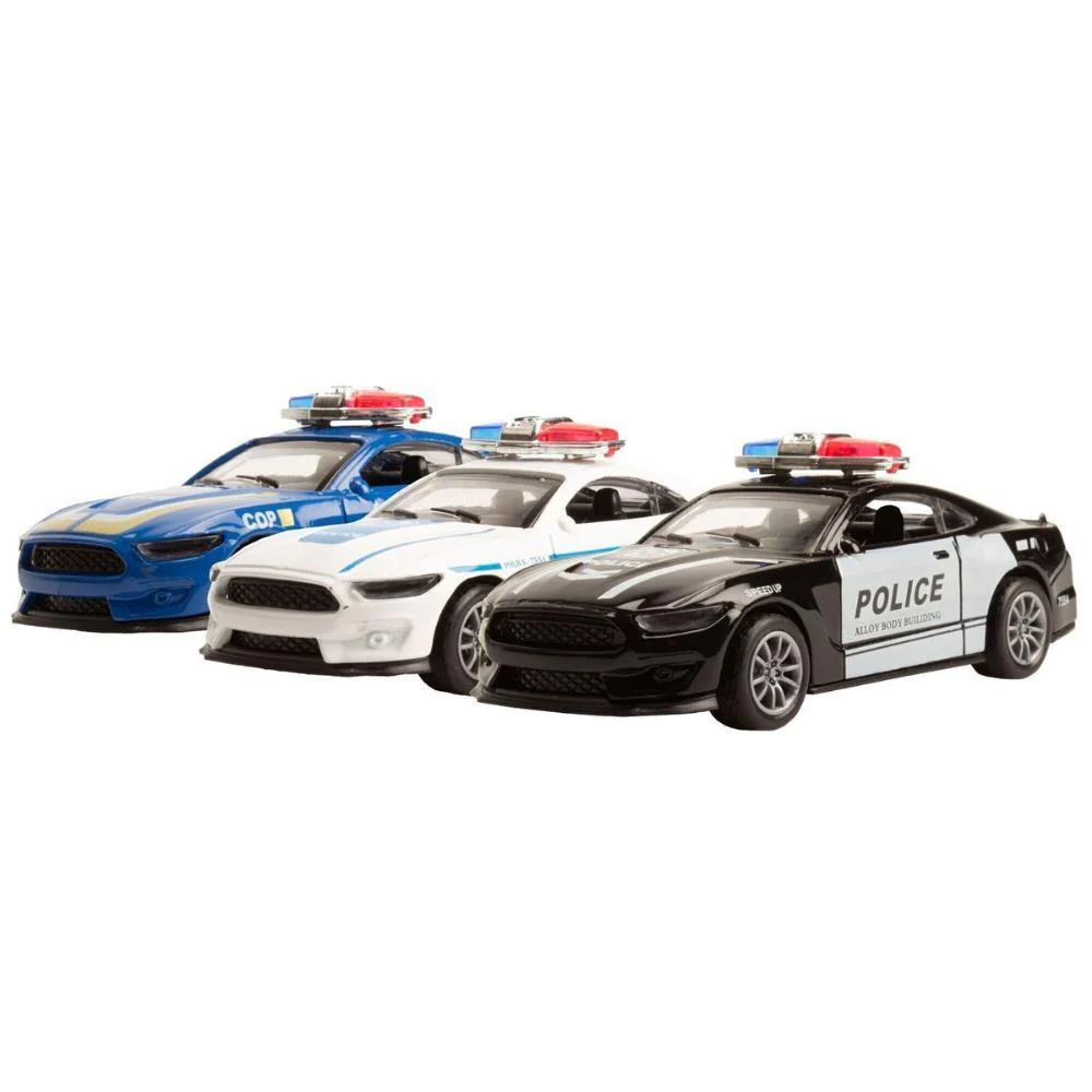 Carro de Polícia em Metal Magni Pull Back