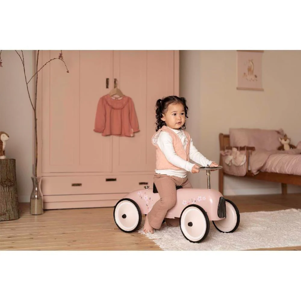 Carro em Metal "Ride-On" Little Dutch Rosa - Image 8