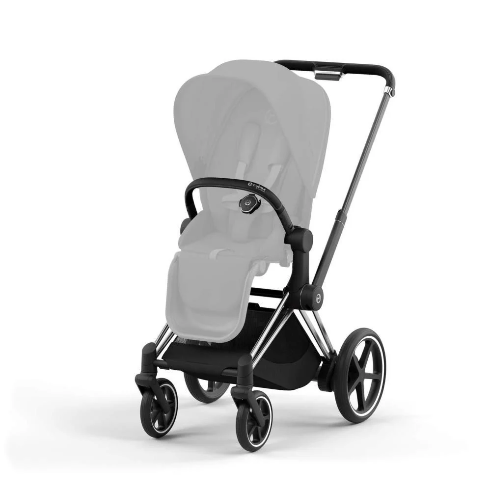 Chassis Cybex Platinum e-Priam e Estrutura do Assento Chrome Black - Image 2