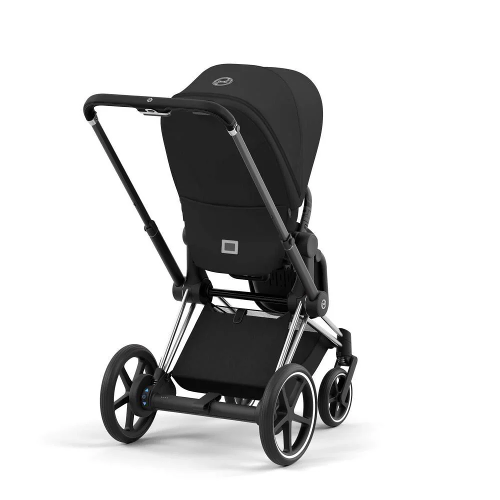 Chassis Cybex Platinum e-Priam e Estrutura do Assento Chrome Black - Image 3