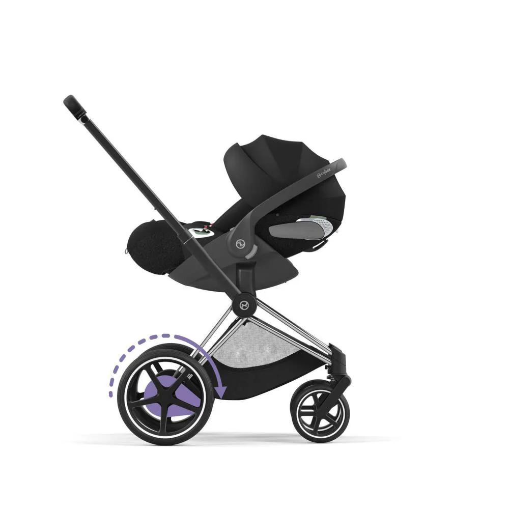 Chassis Cybex Platinum e-Priam e Estrutura do Assento Chrome Black - Image 6