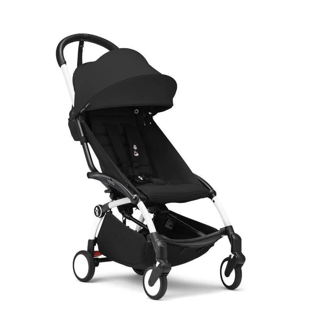 Chassis Stokke Yoyo³ White + Color Pack Yoyo +6M Black