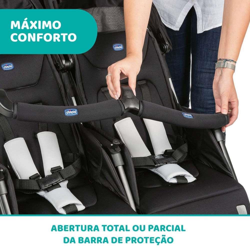Carrinho Chicco Ohlalà Twin Black Night - Image 8