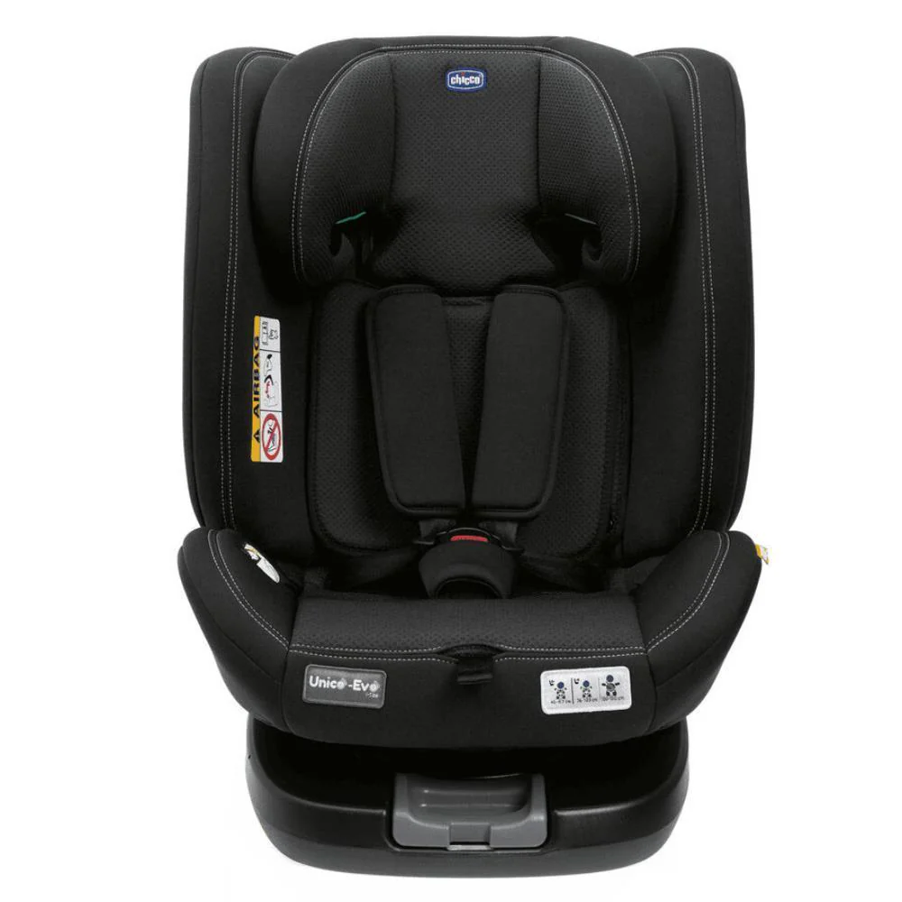 Chicco Unico Evo i-Size Classic Black 40-150cm - Image 2
