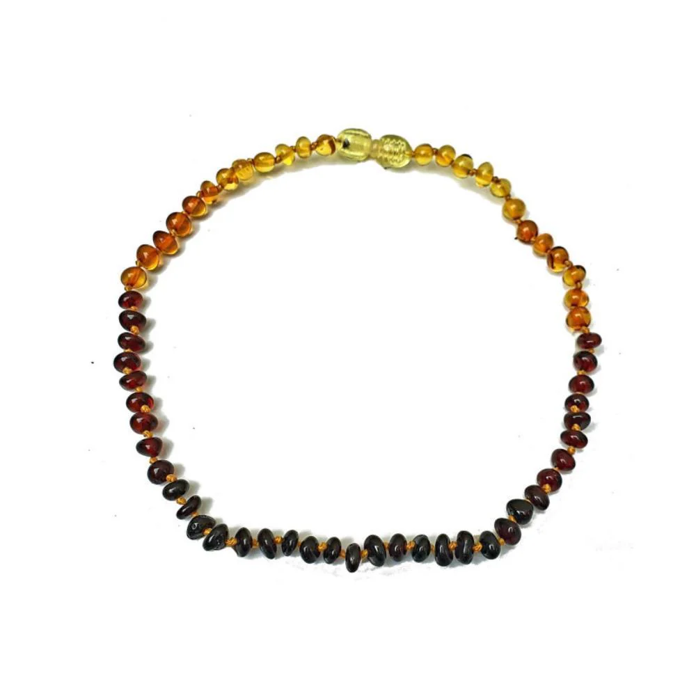 Colar de Ambar para Bebé Opalook Multicolorido com Rosca 32cm