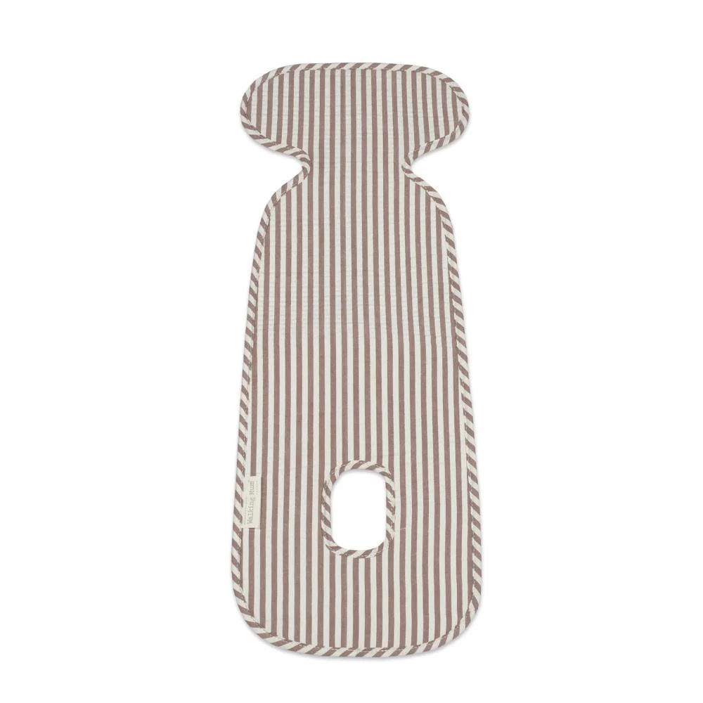 Colchonete para Cadeira Auto Walking Mum Praliné Strips Moka 40-105 cm