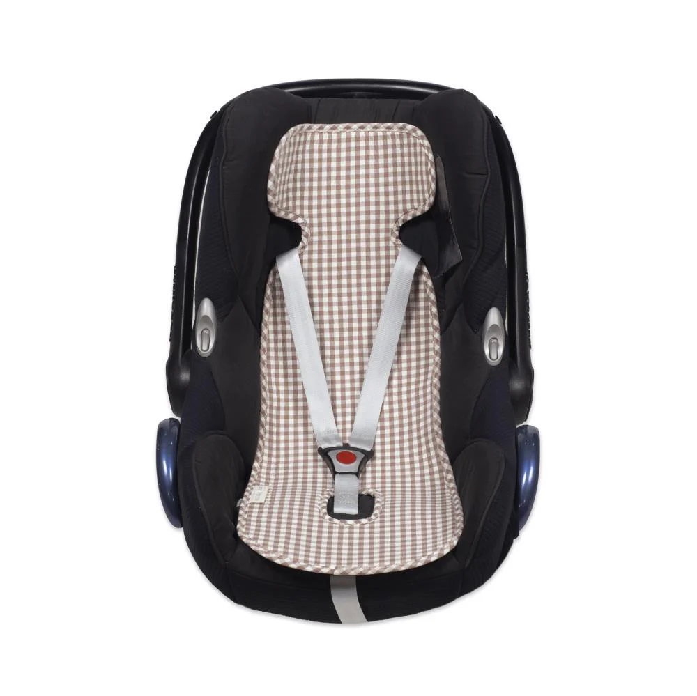 Colchonete para Cadeira Auto Walking Mum Praliné Vichy Moka 40-105 cm - Image 2