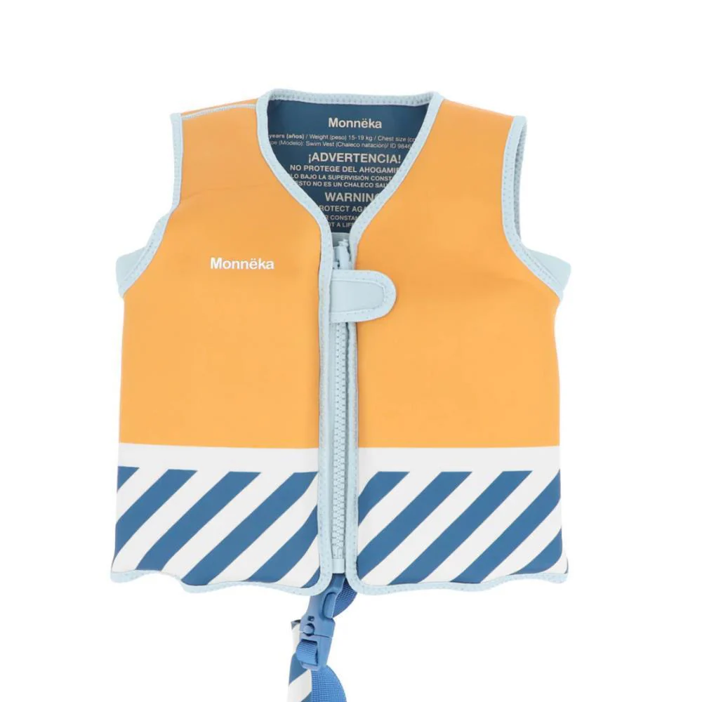 Colete de Aprendizagem Monnëka Stripes Blues & Beyond 2-3 Anos