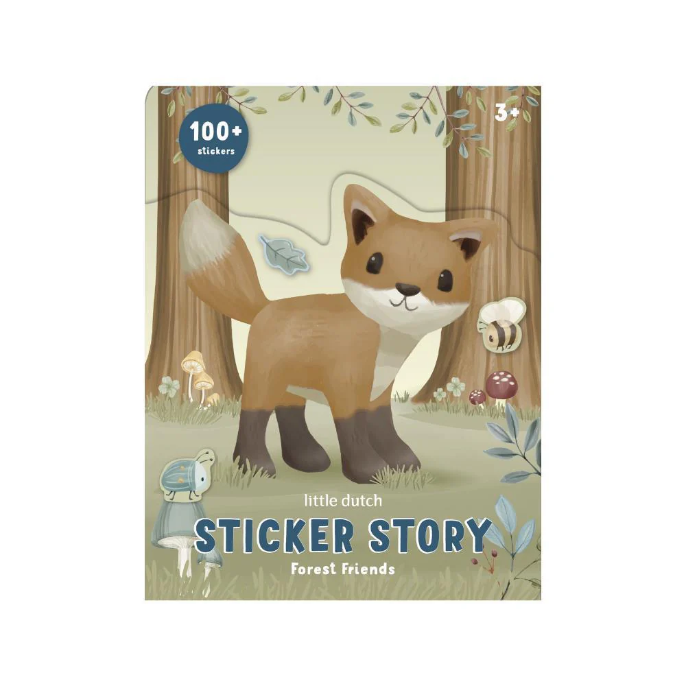 Conjunto 100 Autocolantes Little Dutch Forest Friends