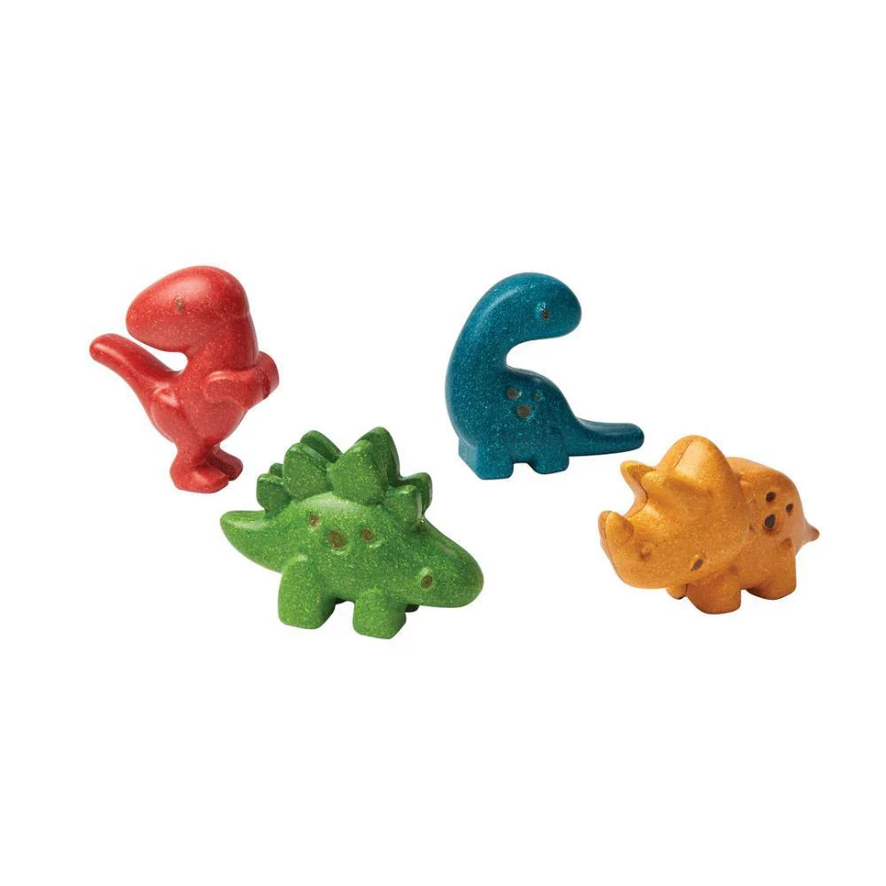 Conjunto com 4 Dinossauros PlanToys - Image 2