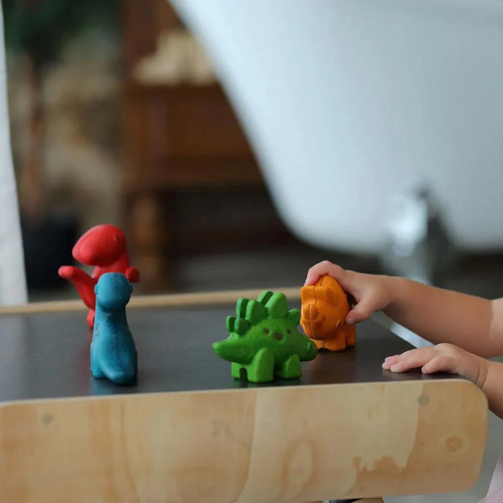 Conjunto com 4 Dinossauros PlanToys - Image 3