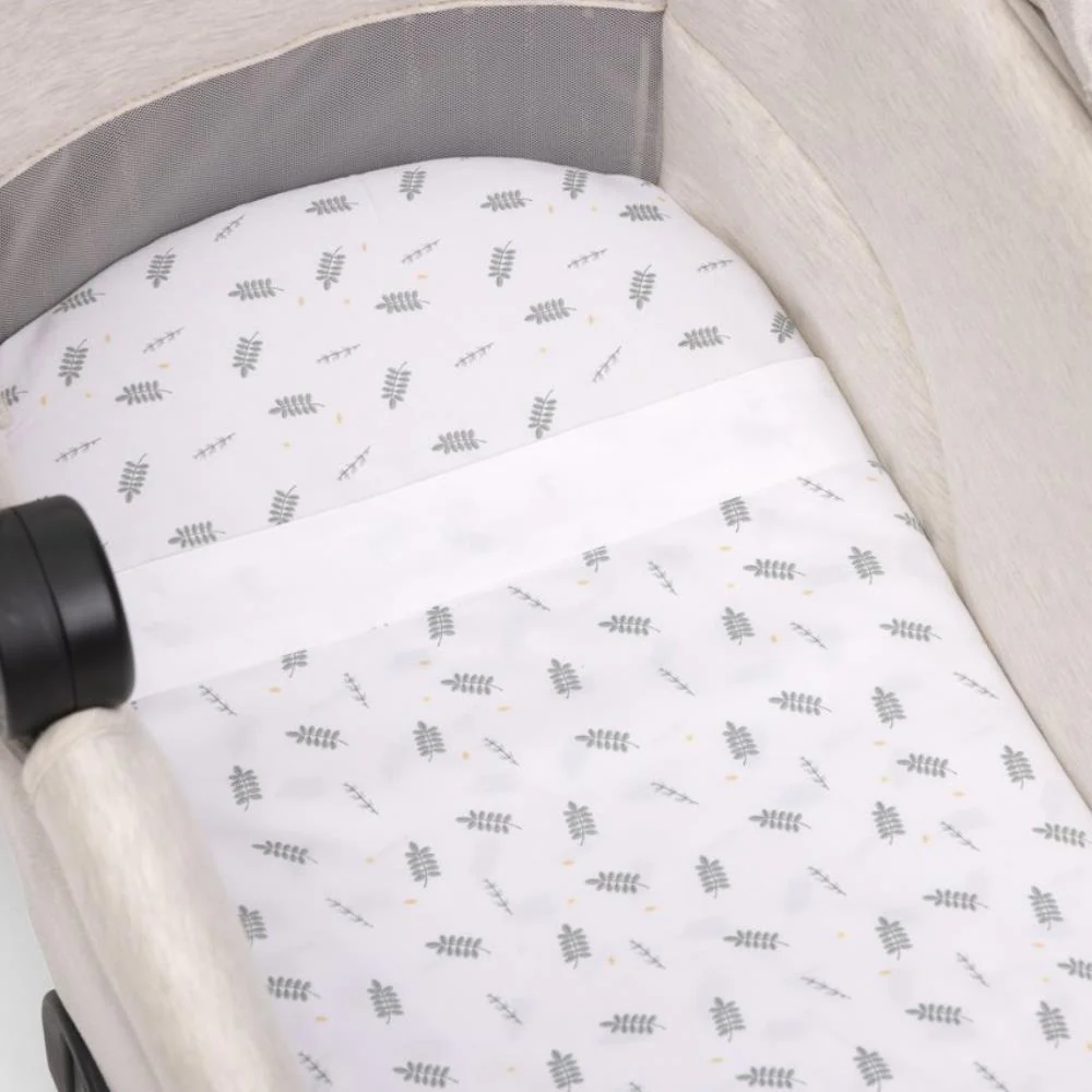 Conjunto de 2 Lençóis em Bambu Chicco Greenery para Alcofa - Image 2