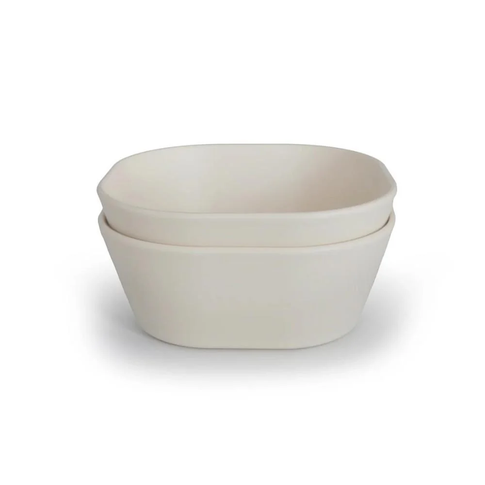 Conjunto de 2 Taças Quadradas Ivory