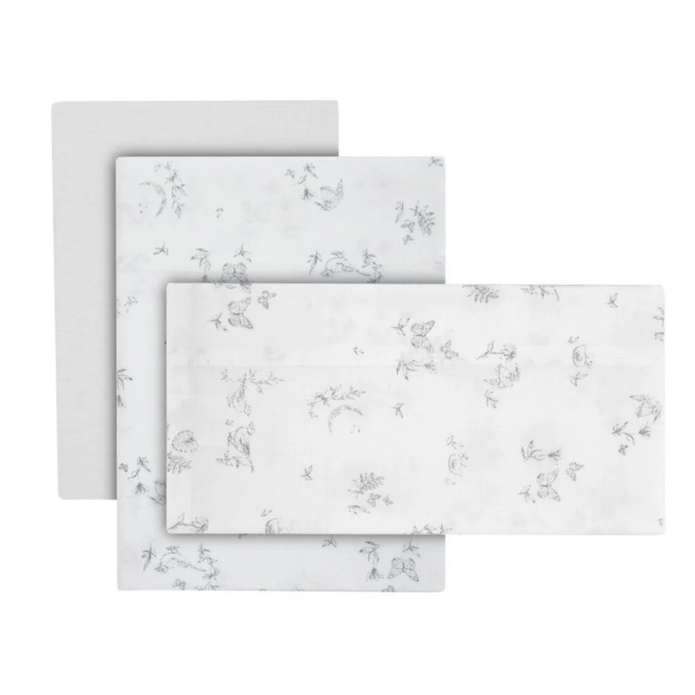 Conjunto de 3 Peças Merlo Ecru para Alcofa 35x80cm