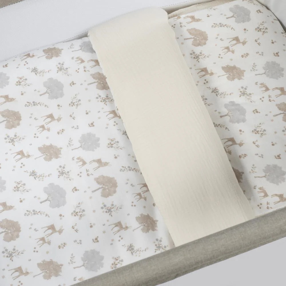 Conjunto de 3 Peças Pasito a Pasito Nara Beige para Berço 90x50cm - Image 4