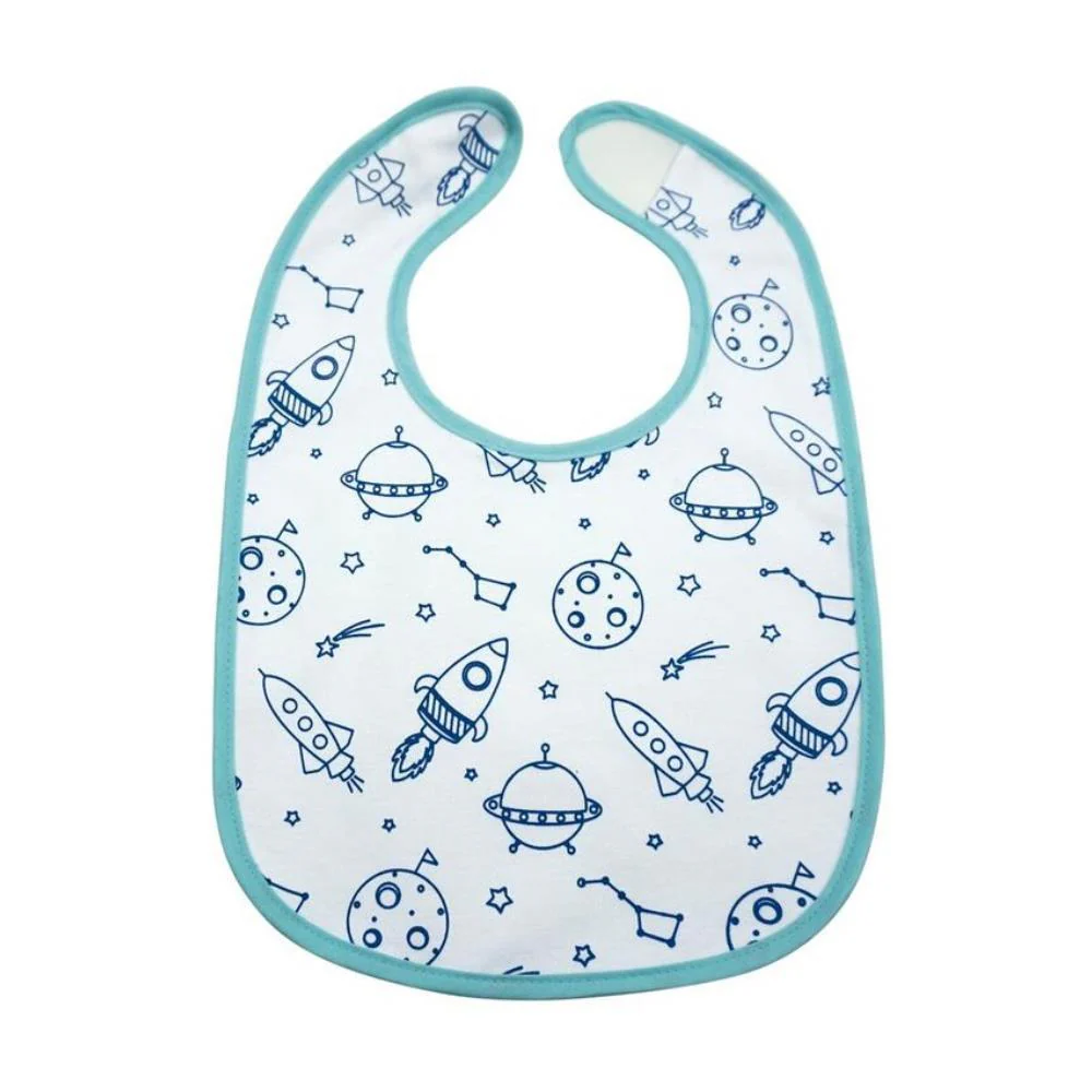 Conjunto de 5 Babetes em Algodão Olmitos Space - Image 5