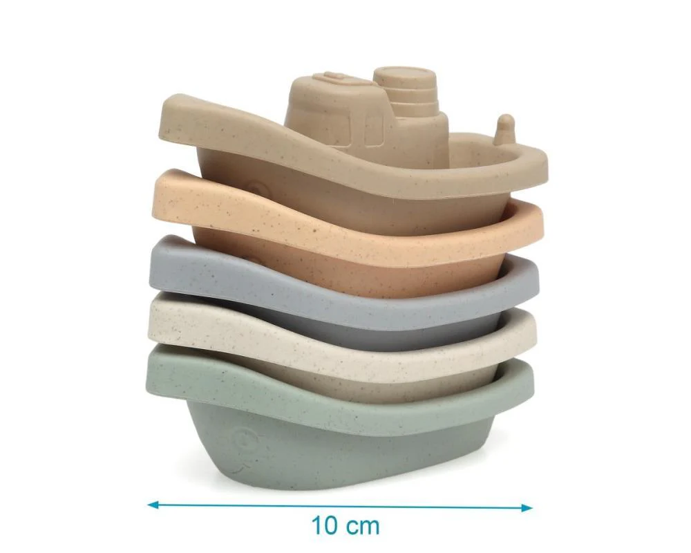 Conjunto de 5 Barcos Empilháveis para Banho - Image 4