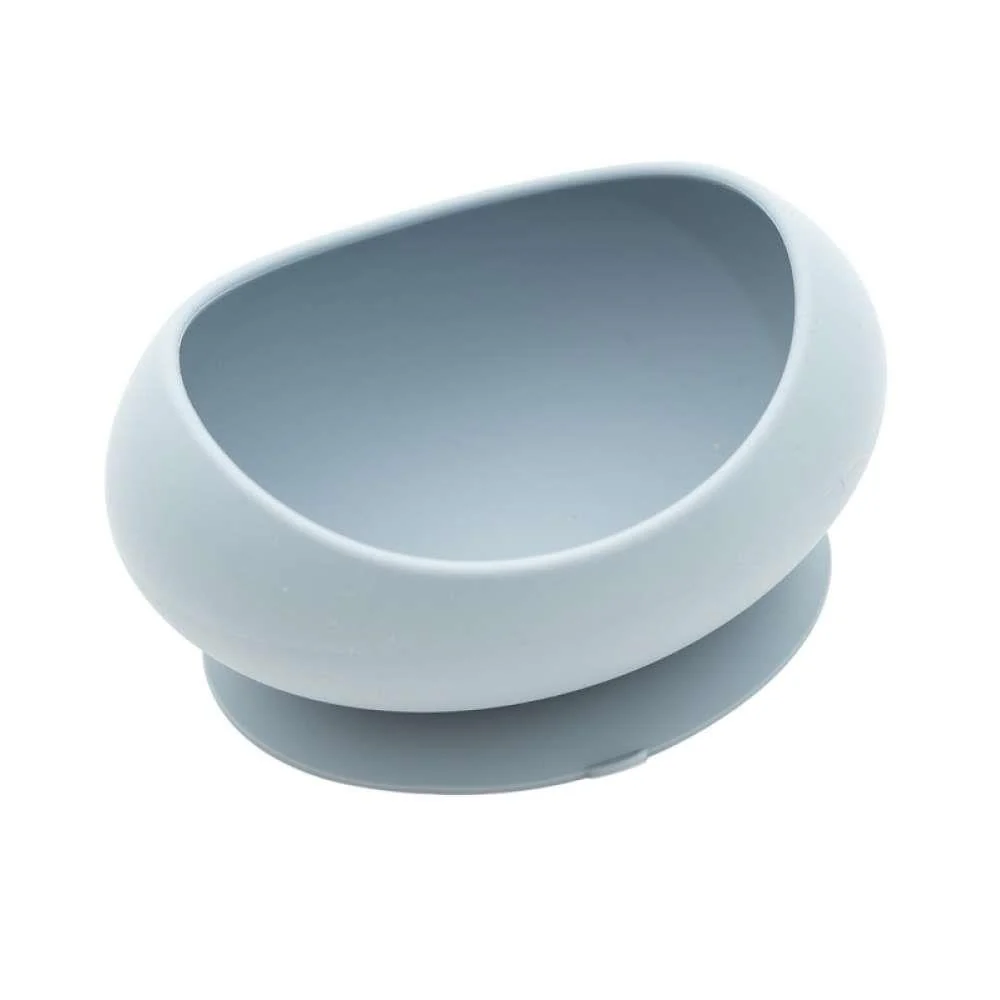 Conjunto de Alimentação em Silicone com 3 Peças Cinza - Image 2