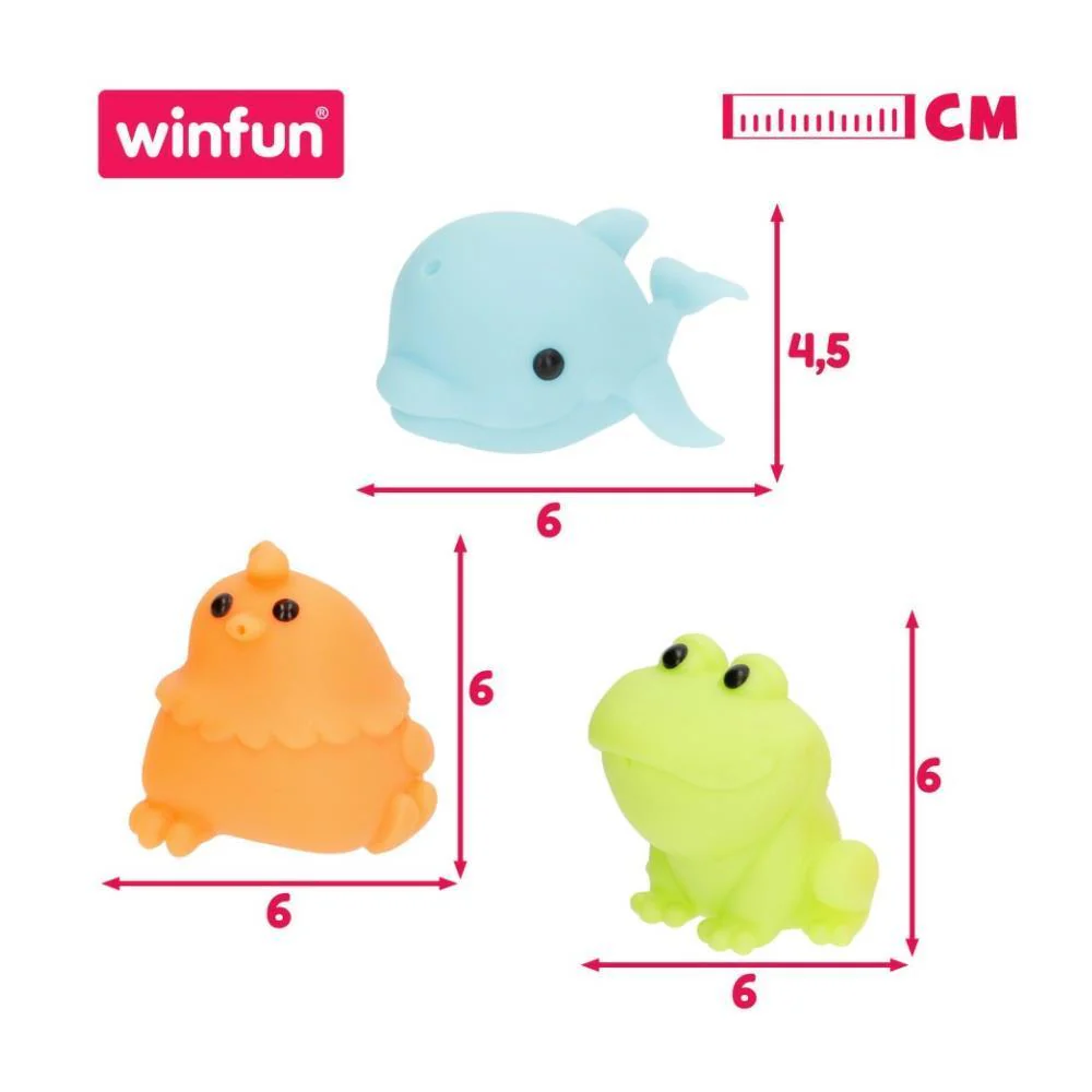 Conjunto de banho Winfun Set com 10 animais da Quinta e Oceano - Image 3