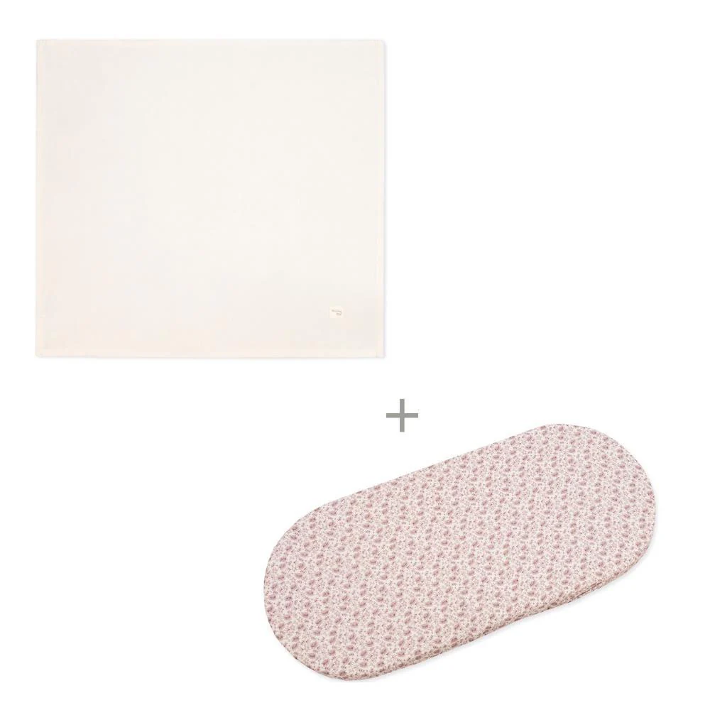 Conjunto de Lençóis para Alcofa Walking Mum Gala Cerise