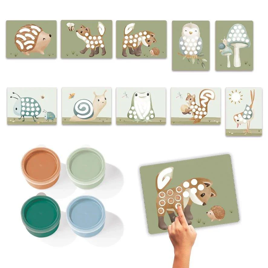 Conjunto de Pintar com os Dedos Little Dutch Forest Friends - Image 2
