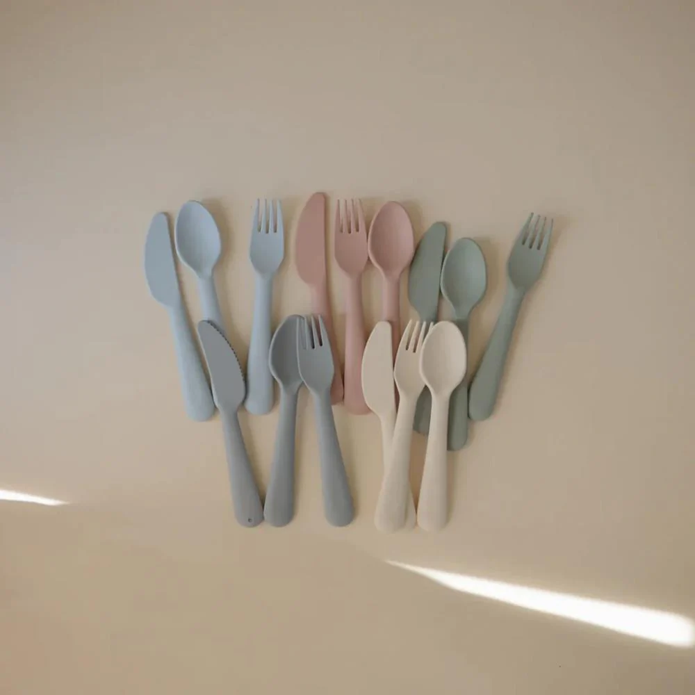 Conjunto de Talheres Colher Garfo e Faca Blush - Image 3