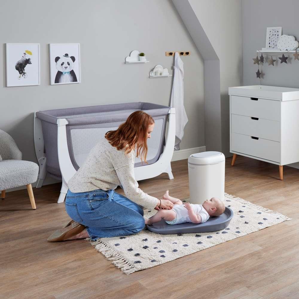 Contentor de Fraldas Shnuggle Eco Touch Branco - Image 5