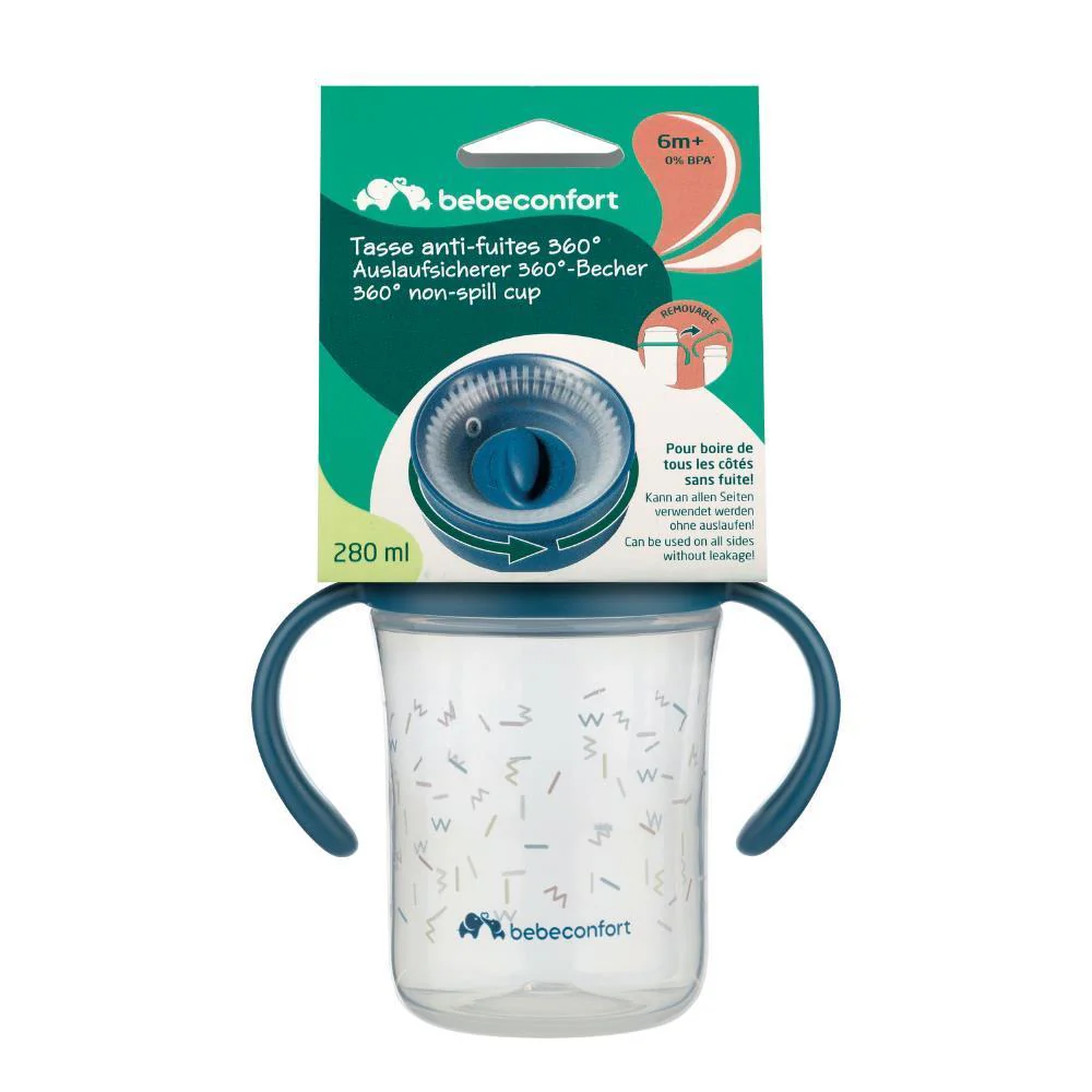 Copo de Transição Bebeconfort 360 Blue 6m+ 280ml - Image 5