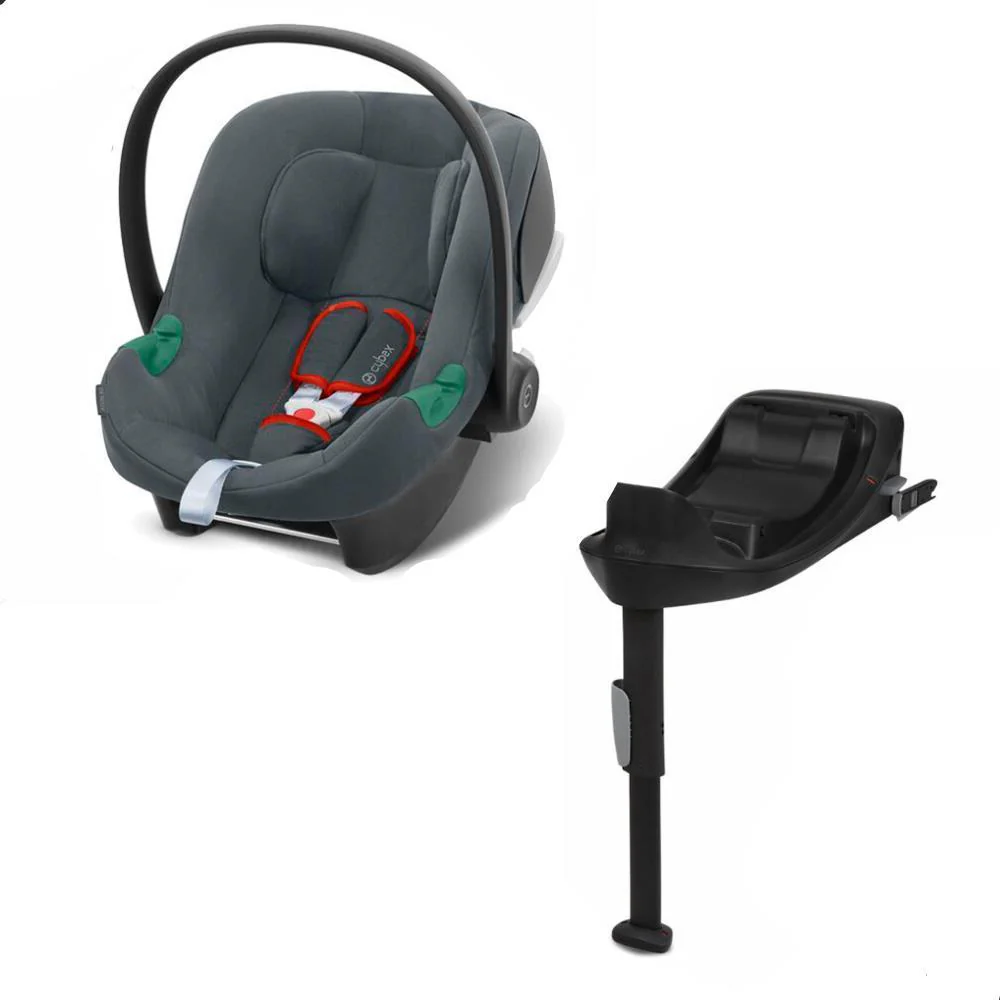 Cybex Aton B2 i-Size Steel Grey 45-87cm + Base One - Image 2
