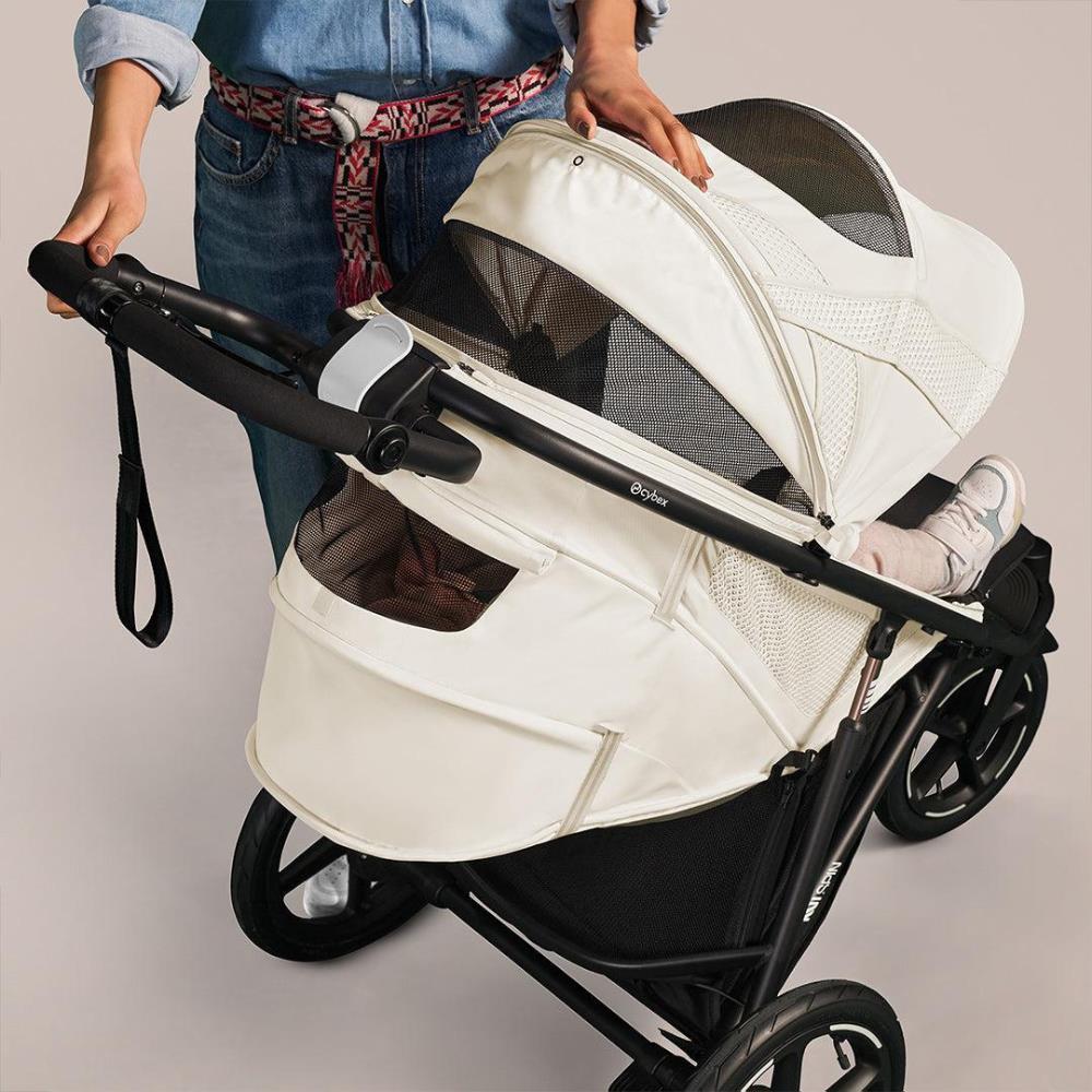 Carrinho Cybex Avi Spin BLK Almond Beige - Image 12