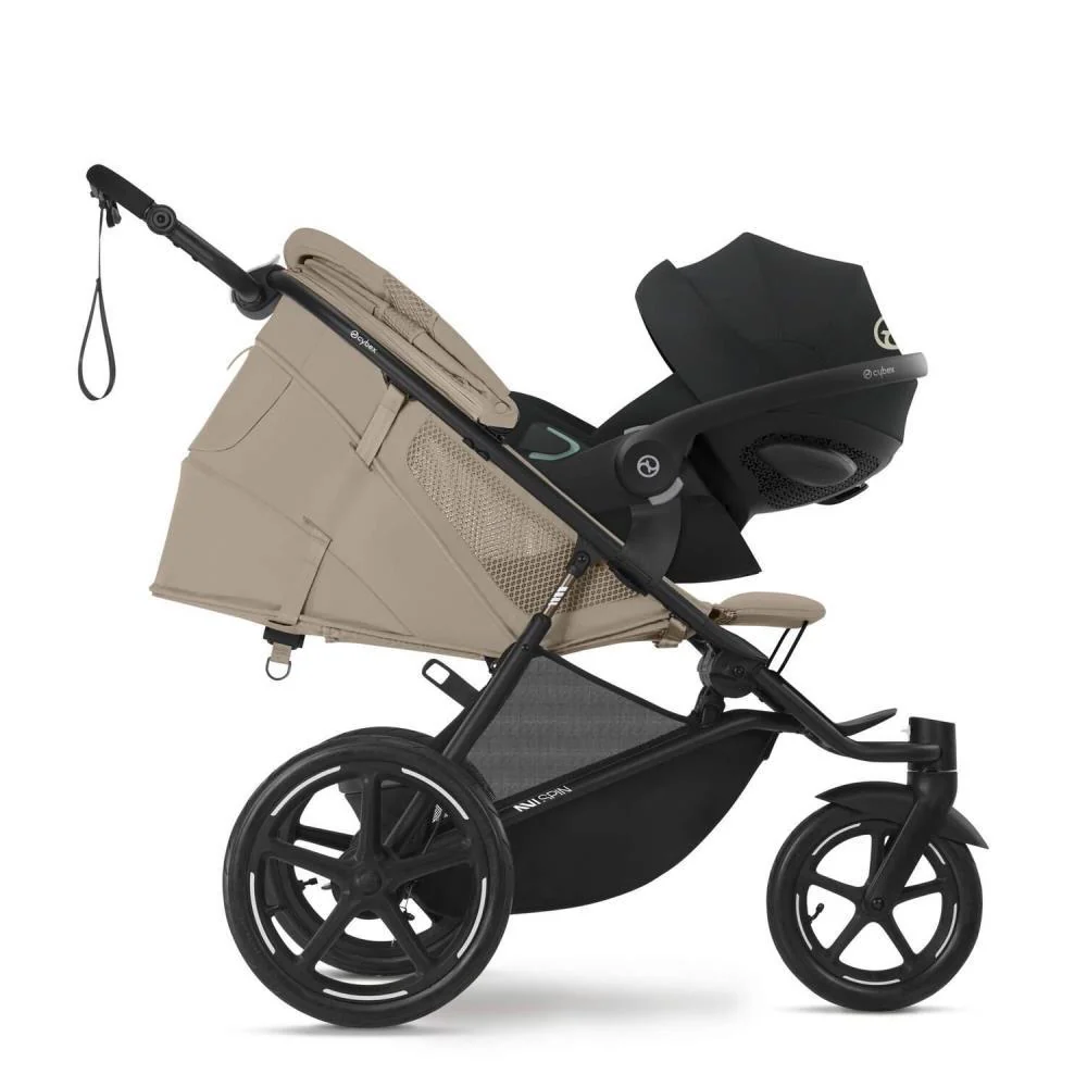 Carrinho Cybex Avi Spin BLK Almond Beige - Image 7