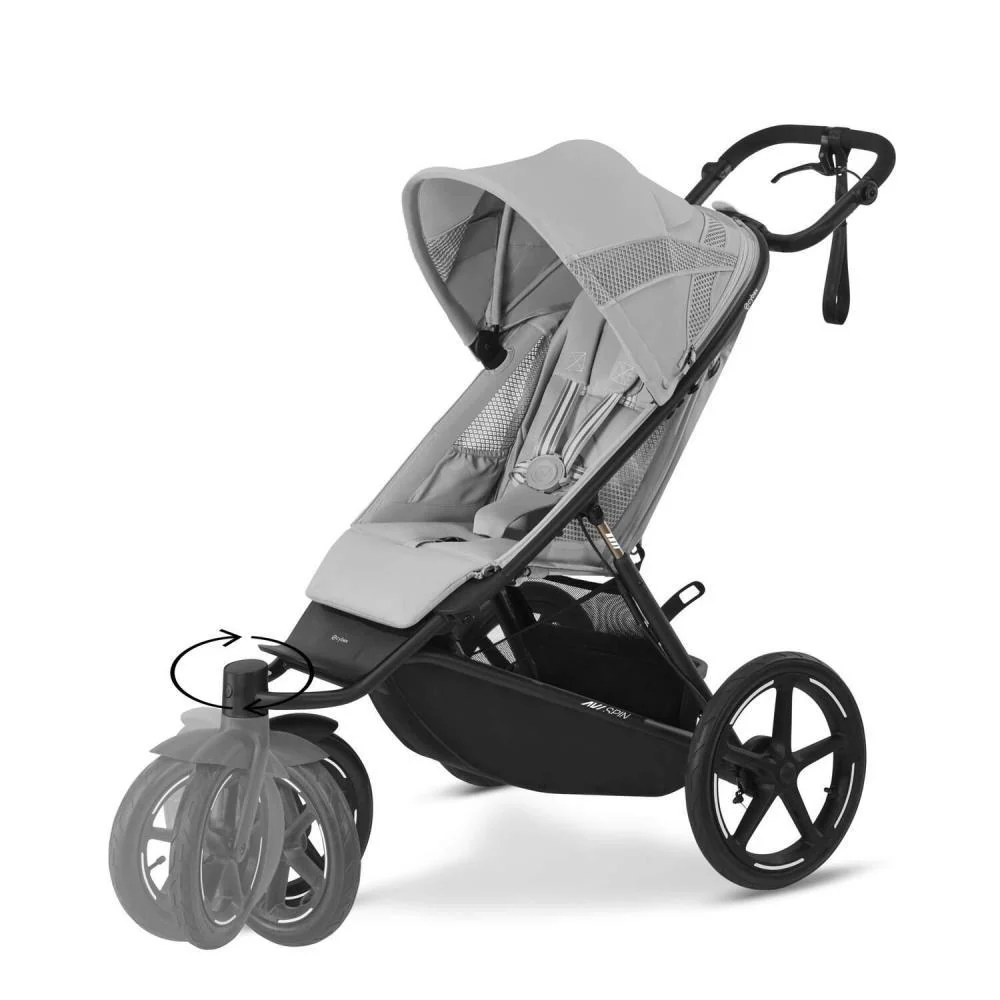 Carrinho Cybex Avi Spin BLK Fog Grey - Image 6