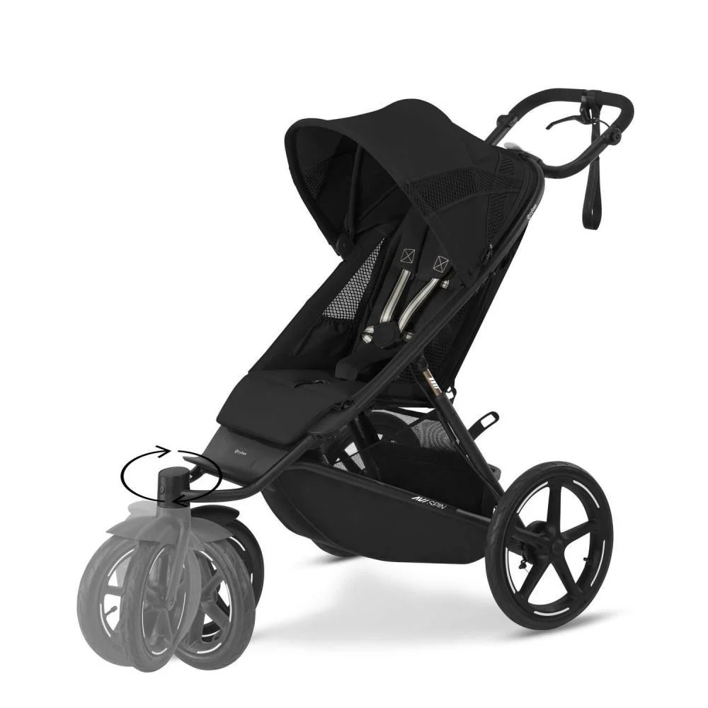 Carrinho Cybex Avi Spin BLK Moon Black - Image 6