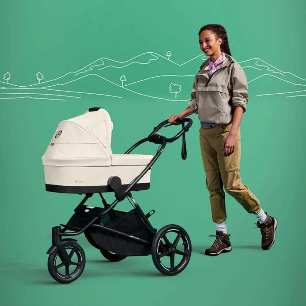 Carrinho Cybex Avi Spin BLK Seashell Beige - Image 17