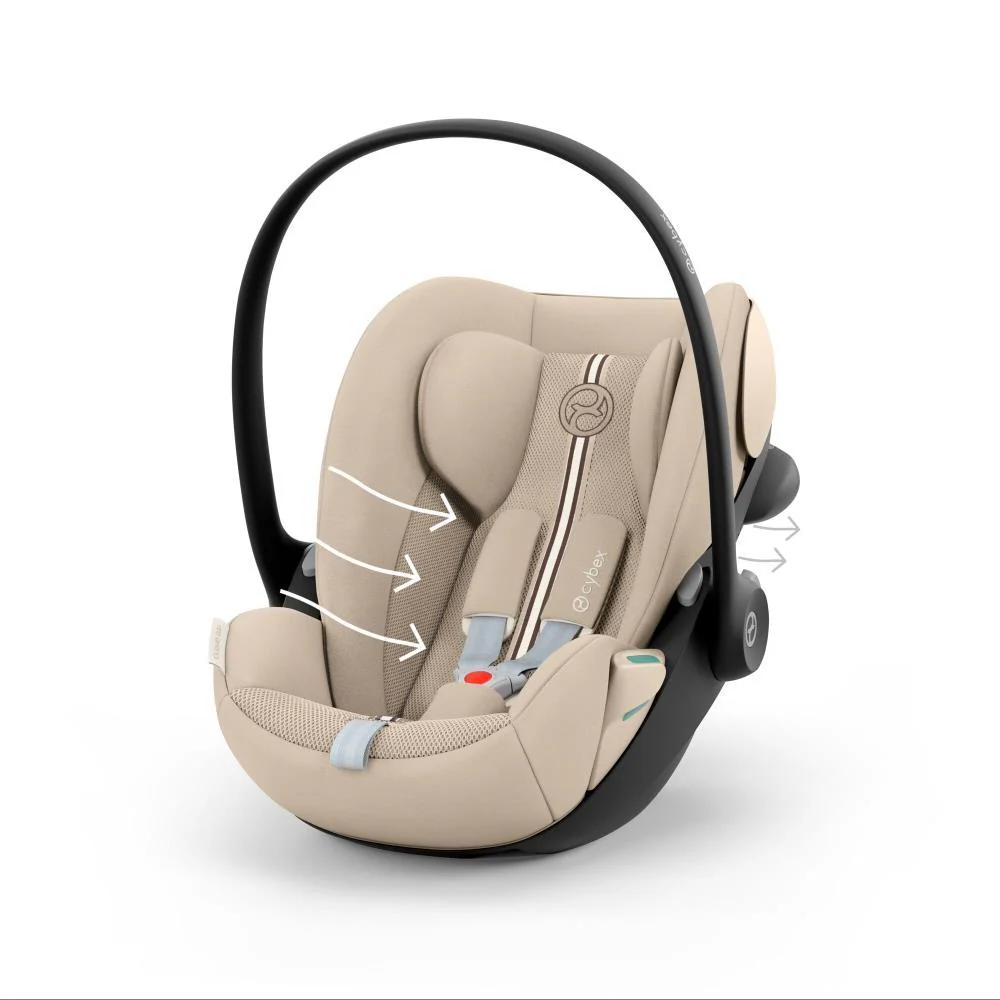 Cybex Cloud G3 Plus Almond Beige 40-87cm - Image 3