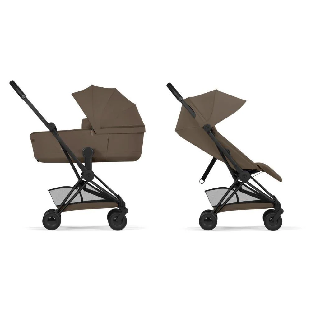 Cybex Platinum Coya Comfort Matt Black Coconut Brown