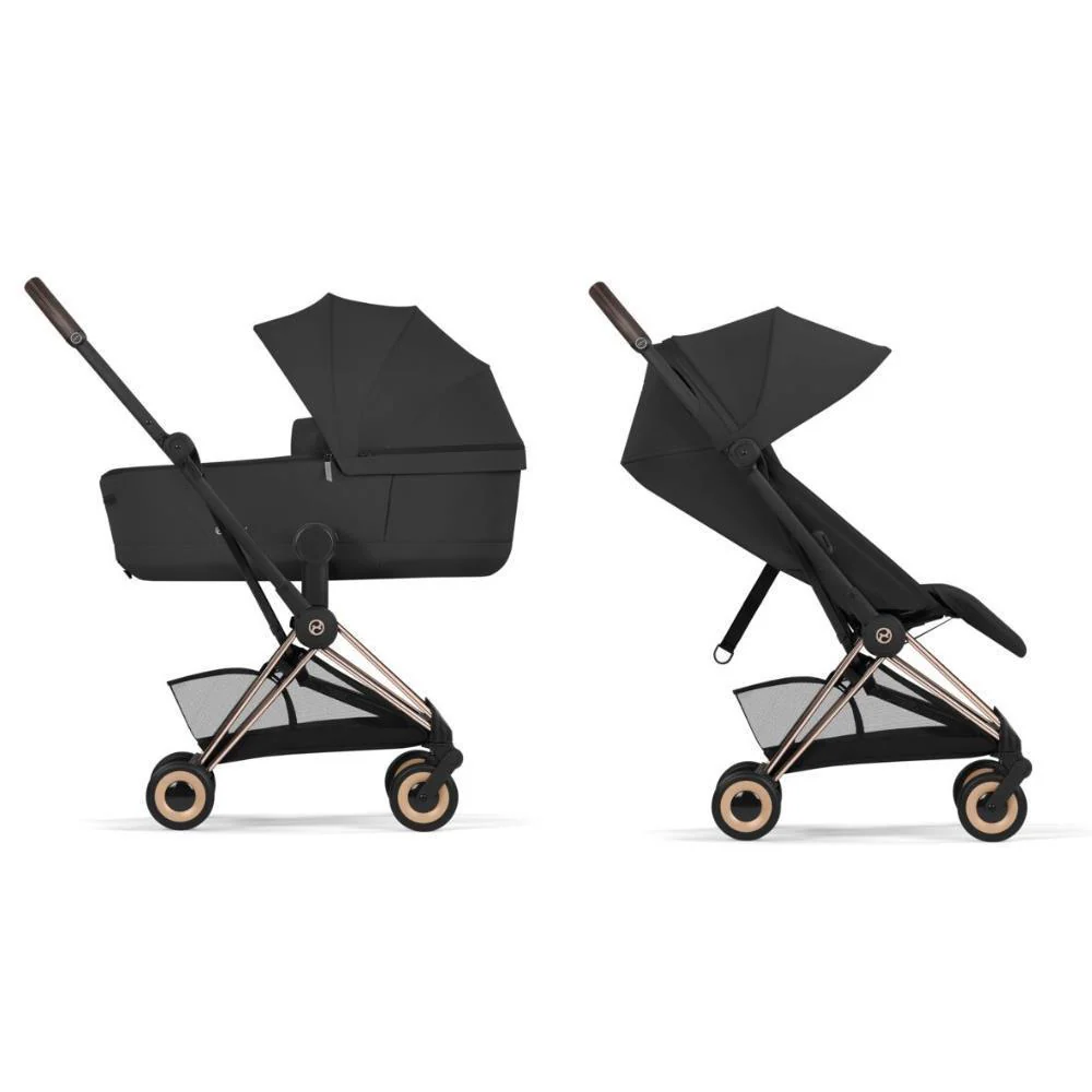 Cybex Platinum Coya Comfort Rosegold Sepia Black