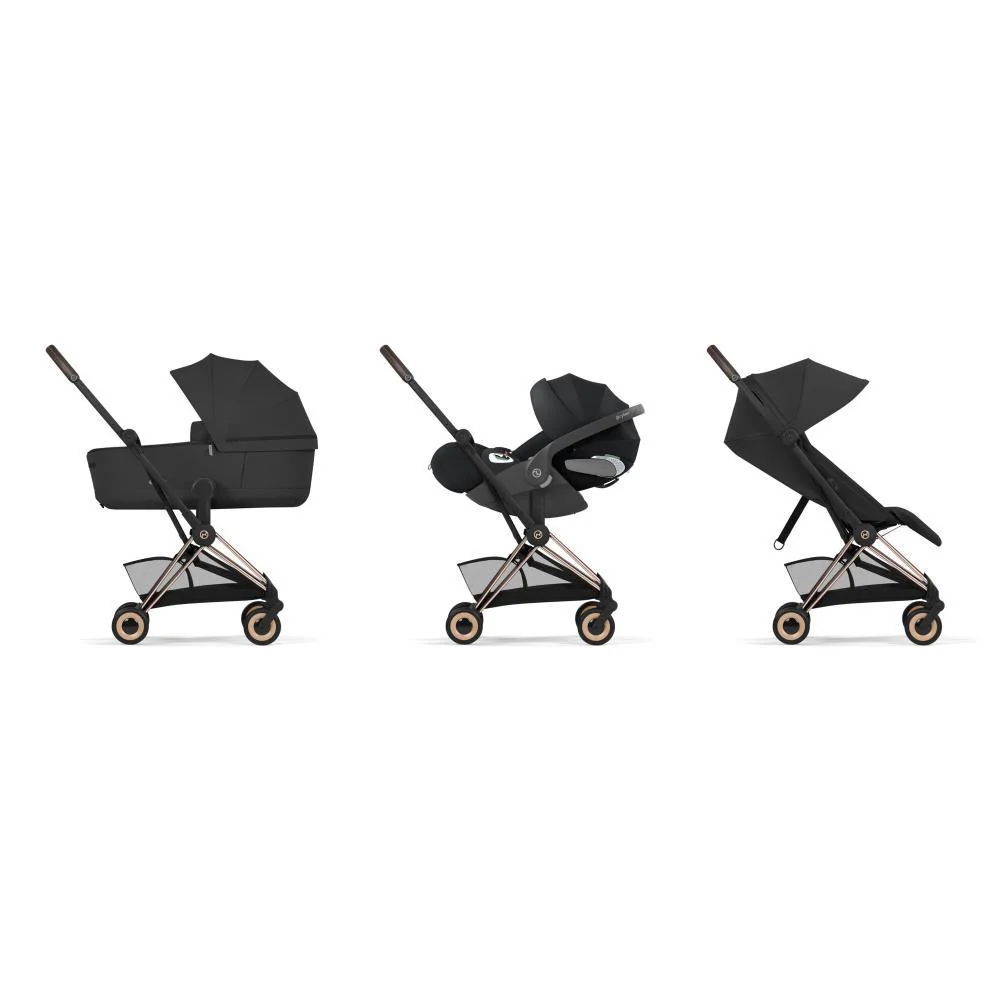 Cybex Platinum Coya Comfort Rosegold Sepia Black - Image 15
