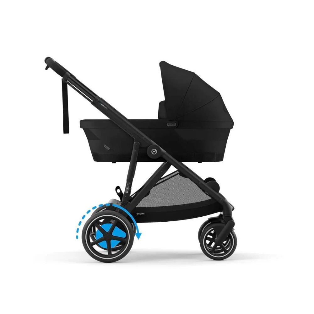 Carrinho Cybex e-Gazelle S BLK Moon Black - Chassis Preto - Image 5