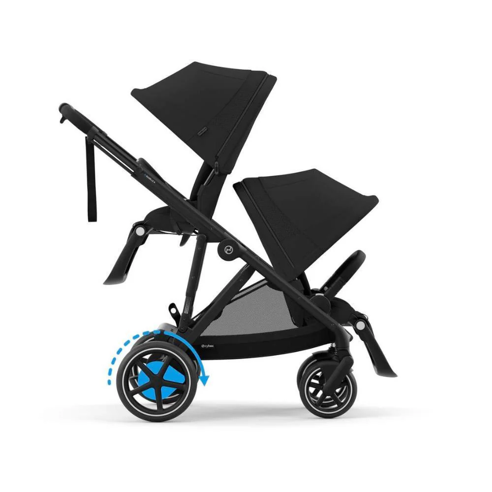 Carrinho Cybex e-Gazelle S BLK Moon Black - Chassis Preto - Image 6