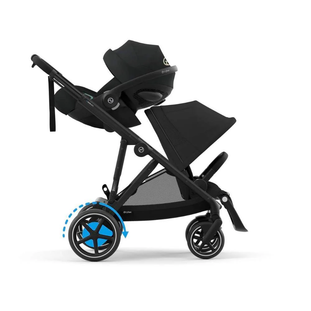 Carrinho Cybex e-Gazelle S BLK Moon Black - Chassis Preto - Image 7
