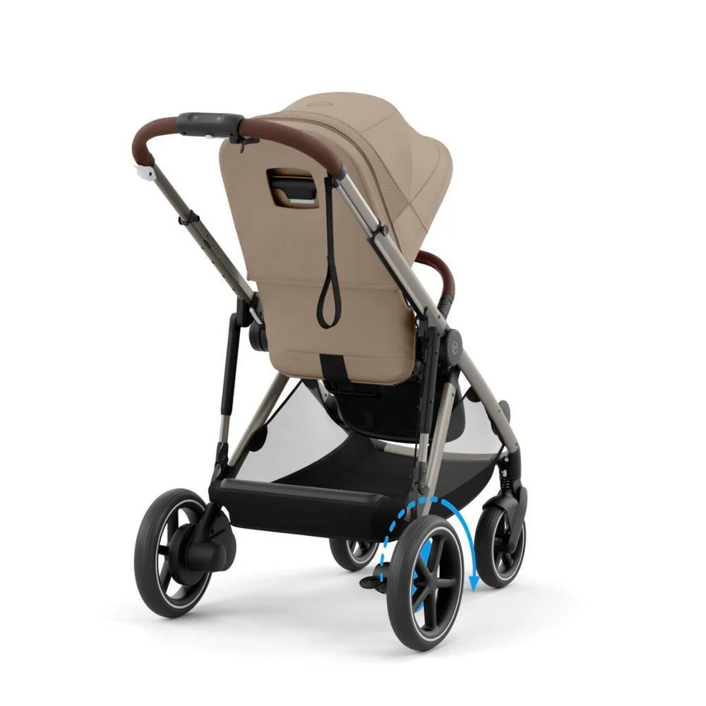 Carrinho Cybex e-Gazelle S TPE Almond Beige - Chassis Taupe - Image 3