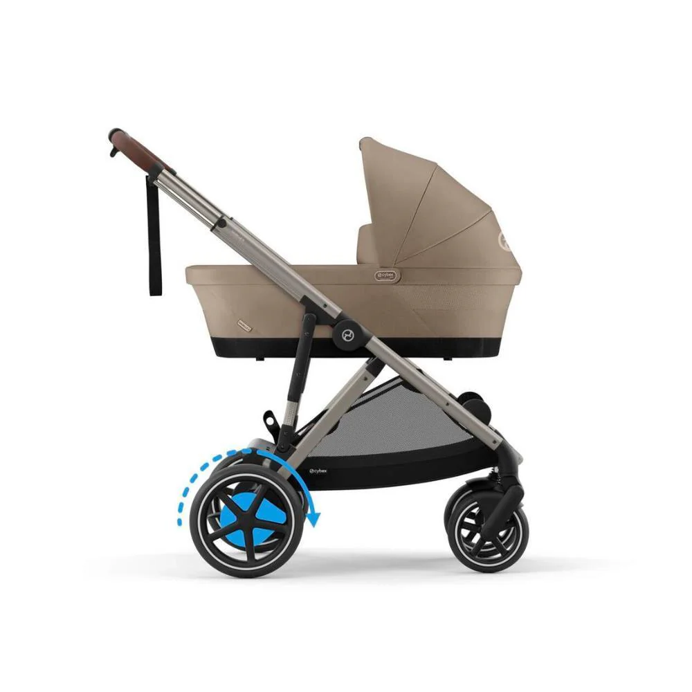 Carrinho Cybex e-Gazelle S TPE Almond Beige - Chassis Taupe - Image 5
