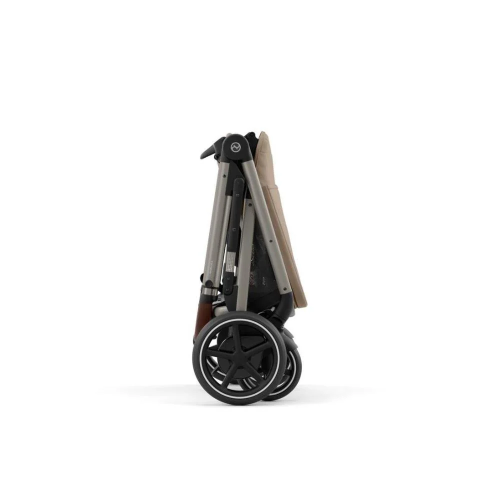 Carrinho Cybex e-Gazelle S TPE Almond Beige - Chassis Taupe - Image 9