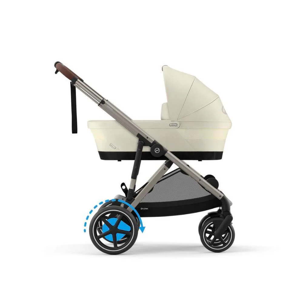 Carrinho Cybex e-Gazelle S TPE Seashell Beige - Chassis Taupe - Image 5